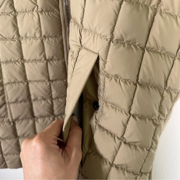 NWT $525 Aether Phase Vest Women’s XL Chinchilla Brown Cashmere Goose Down - Picture 9 of 15